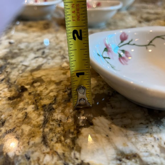 5 Vintage 1970 Syracuse China Berry/Desert Bowls Cherry Blossom Design - Picture 9 of 9